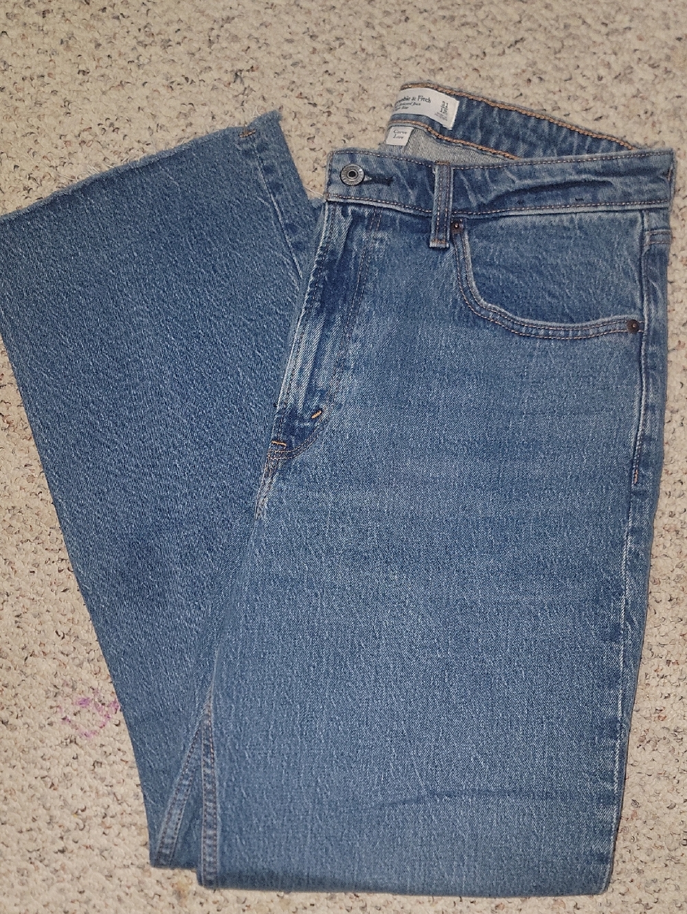 Abercrombie & Fitch Classic Straight Blue Denim Jeans